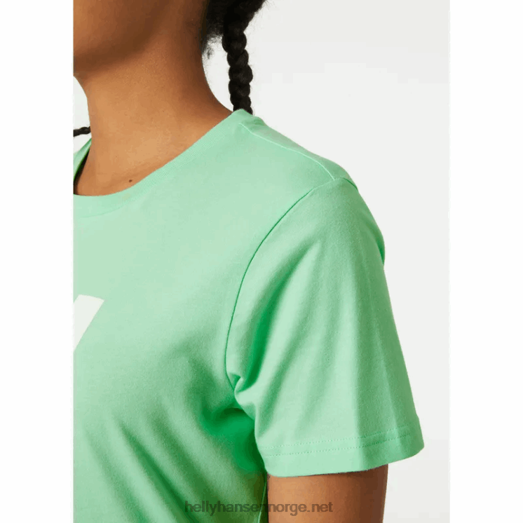 hh logo t-skjorte for kvinner Helly-Hansen F6TJ01944 terrakotta