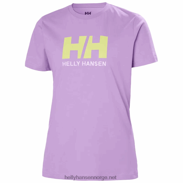 hh logo t-skjorte for kvinner Helly-Hansen F6TJ01946 lyseblå