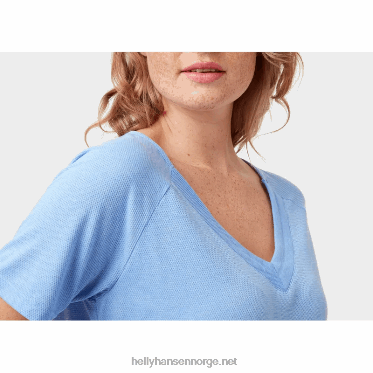 hh logo t-skjorte for kvinner Helly-Hansen F6TJ01951 marinen