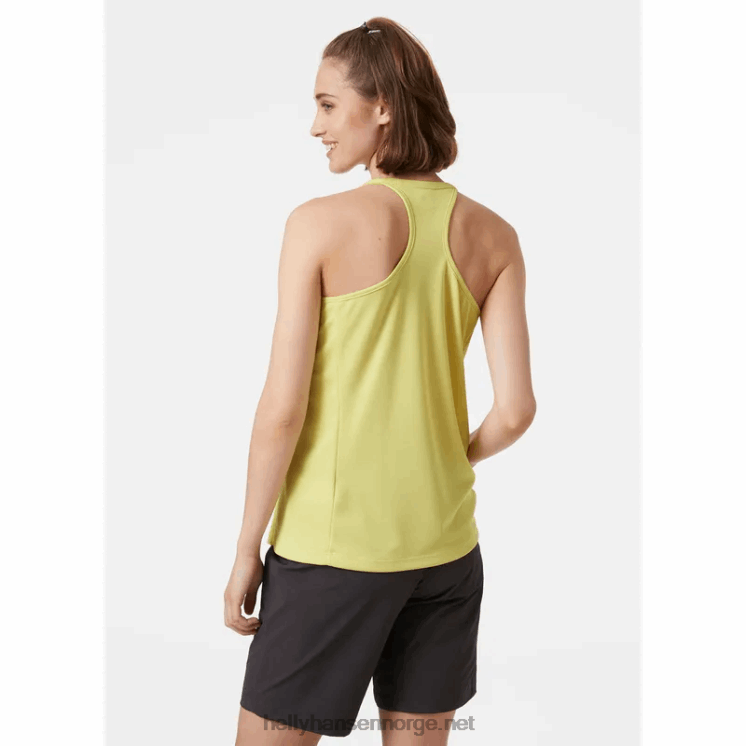 langermet t-skjorte for kvinner i ishavet Helly-Hansen F6TJ01970 marineblå stripe