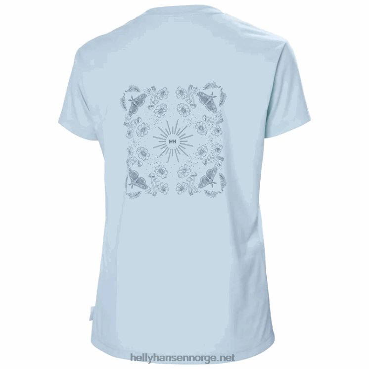 skog resirkulert grafisk t-skjorte for kvinner Helly-Hansen F6TJ01961 snø