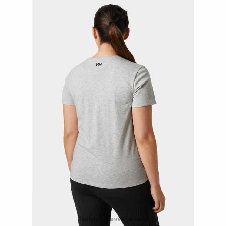 t-skjorte med hh tech-logo for kvinner Helly-Hansen F6TJ02216 mynte