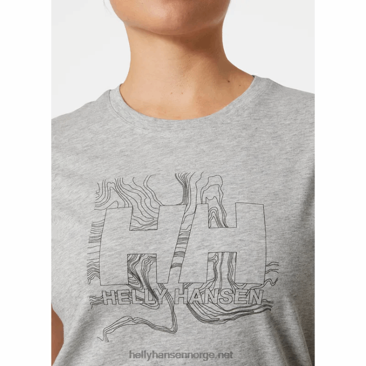 t-skjorte med hh tech-logo for kvinner Helly-Hansen F6TJ02216 mynte