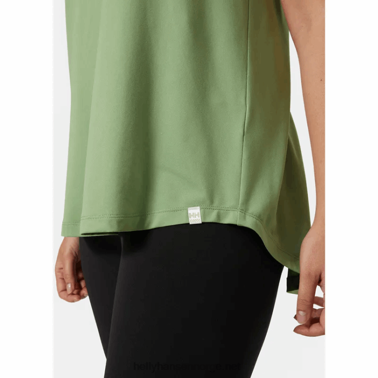 tech tanktop med delt rygg for kvinner Helly-Hansen F6TJ01999 endive