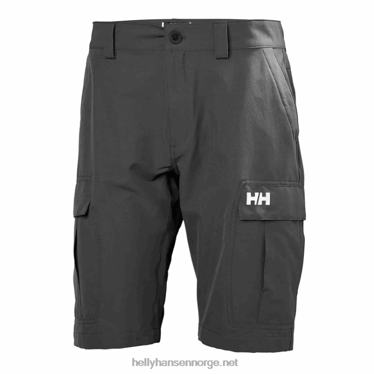 hh hurtigtørrende cargo-shorts for menn 11 Helly-Hansen F6TJ0552 grå tåke