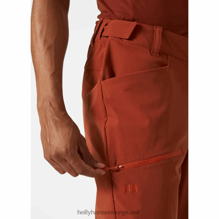 brono softshell bukser med glidelås for menn Helly-Hansen F6TJ0626 ibenholt