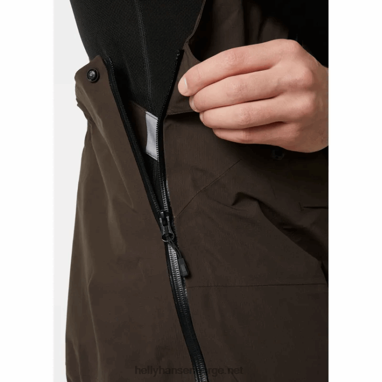 herre sogn skiskjell smekkebukser Helly-Hansen F6TJ0601 svart