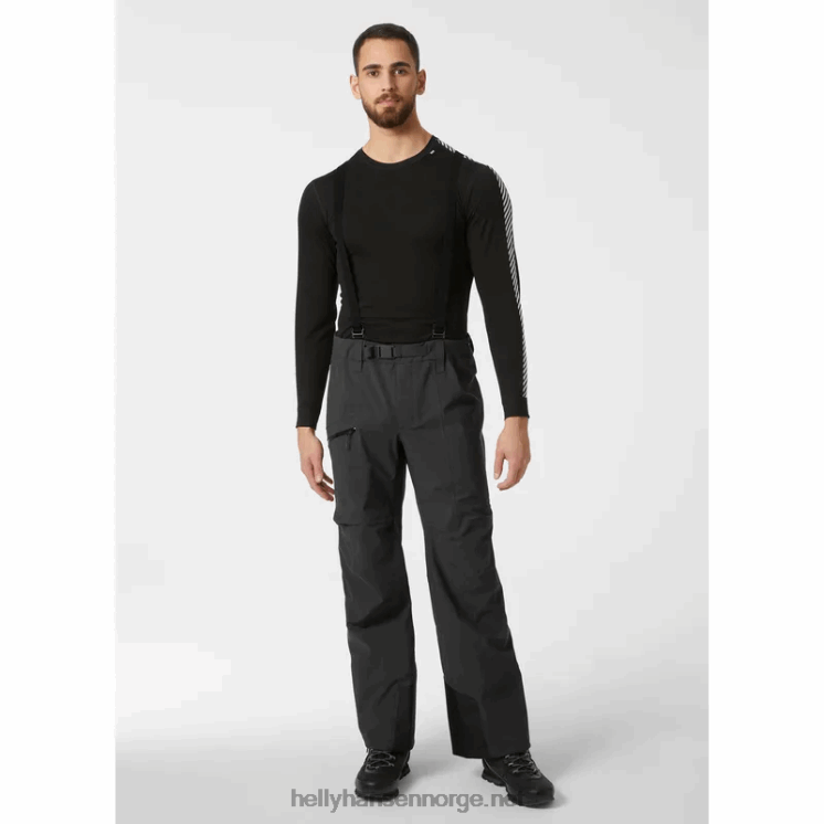 herre verglas backcountry ski skallbukser Helly-Hansen F6TJ0607 dyp fjord