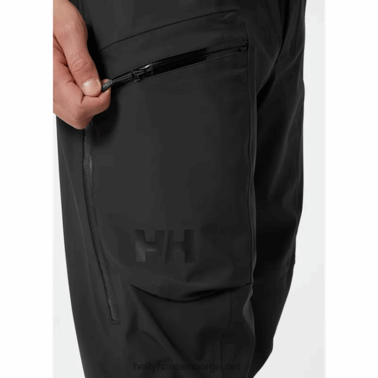 herre verglas backcountry ski skallbukser Helly-Hansen F6TJ0607 dyp fjord