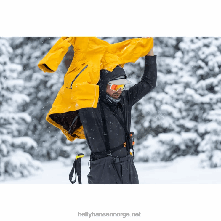 herre verglas backcountry ski skallbukser Helly-Hansen F6TJ0607 dyp fjord