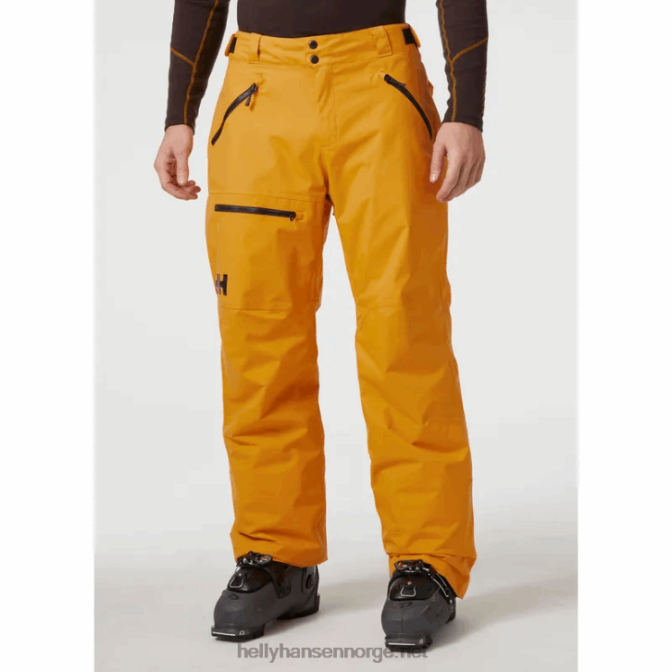 herre sogn cargo skibukser Helly-Hansen F6TJ0744 neon oransje
