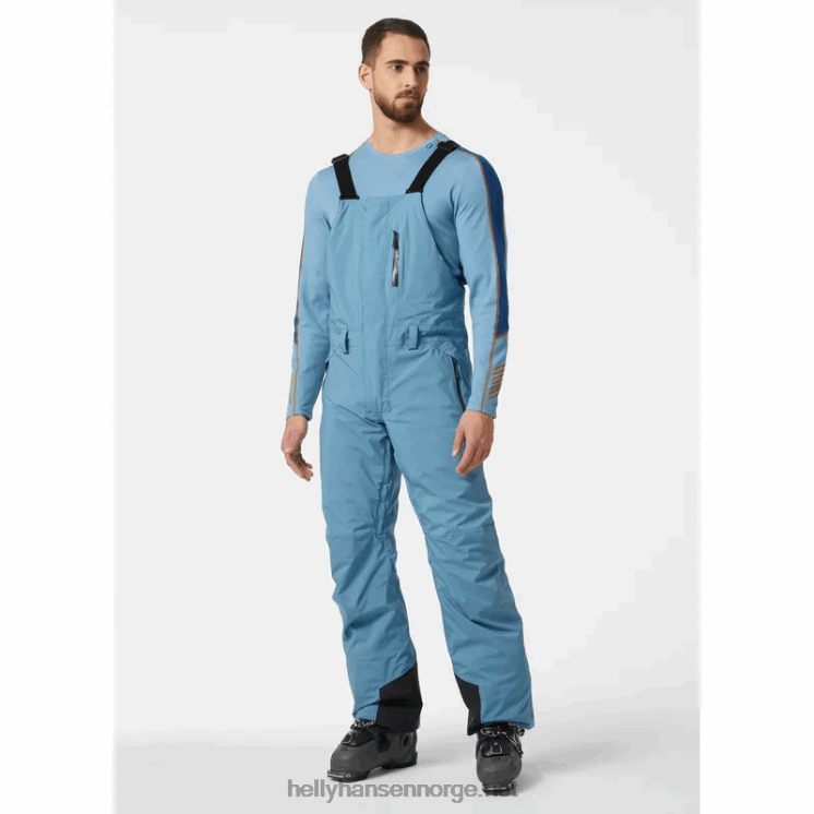 legendariske isolerte skismekkebukser for menn Helly-Hansen F6TJ0739 mørkeste spr