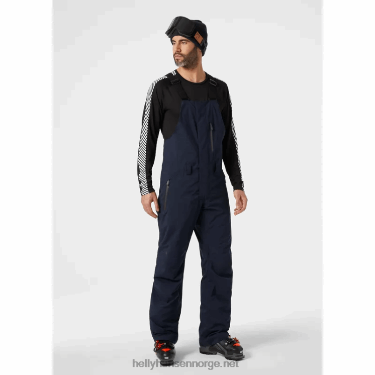 legendariske isolerte skismekkebukser for menn Helly-Hansen F6TJ0741 svart