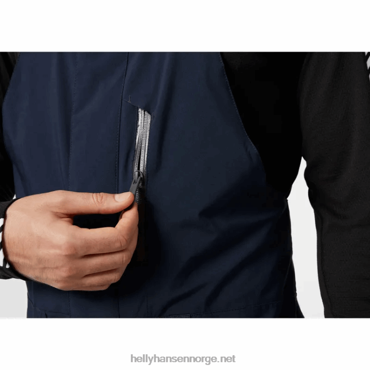 legendariske isolerte skismekkebukser for menn Helly-Hansen F6TJ0741 svart
