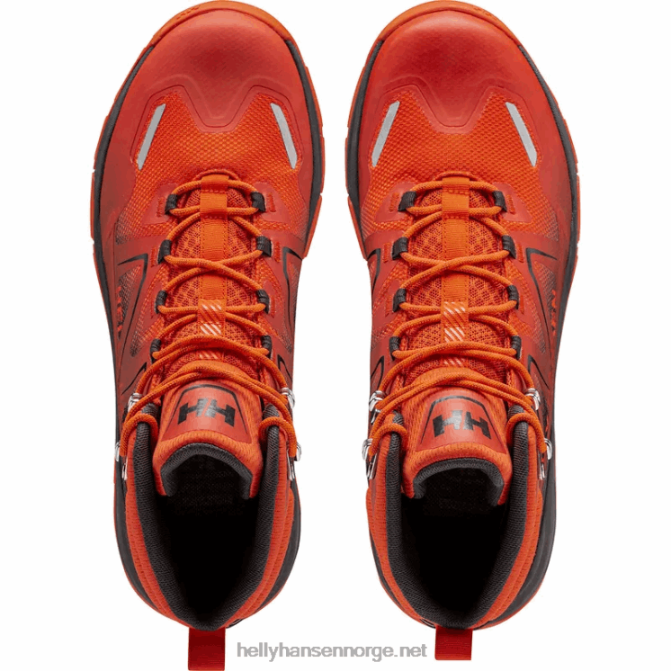 herre cascade mellomhøye tursko Helly-Hansen F6TJ01128 blå tåke