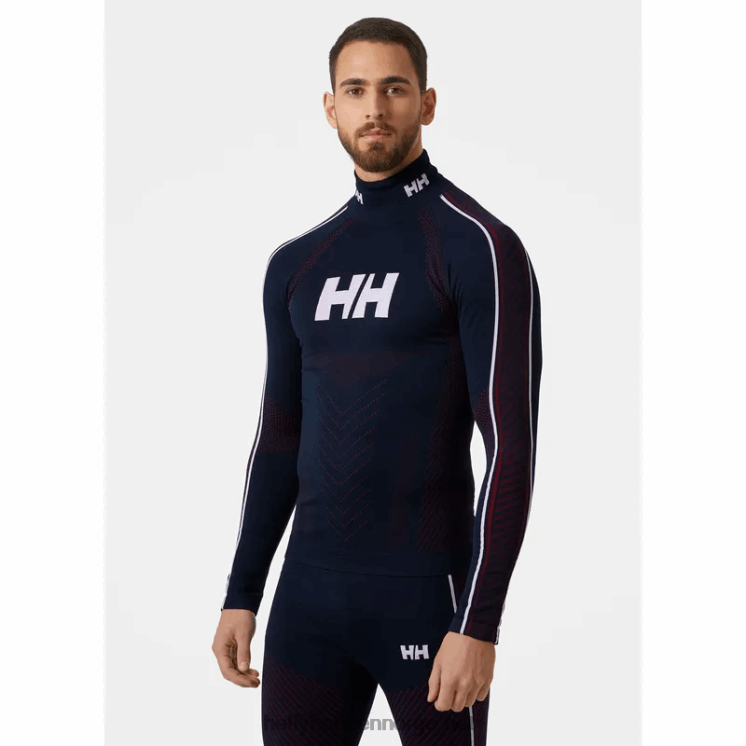 unisex h1 pro lifa sømløs race baselag topp Helly-Hansen F6TJ01056 svart
