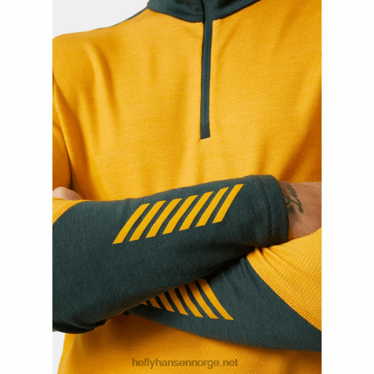 menns lifa merino lettvektsbesetning 2-i-1 baselag Helly-Hansen F6TJ01083 marinen