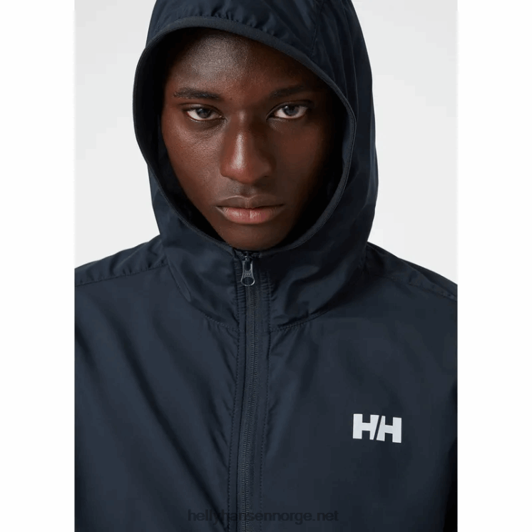 Juell lett vanntett jakke for menn Helly-Hansen F6TJ0367 marinen