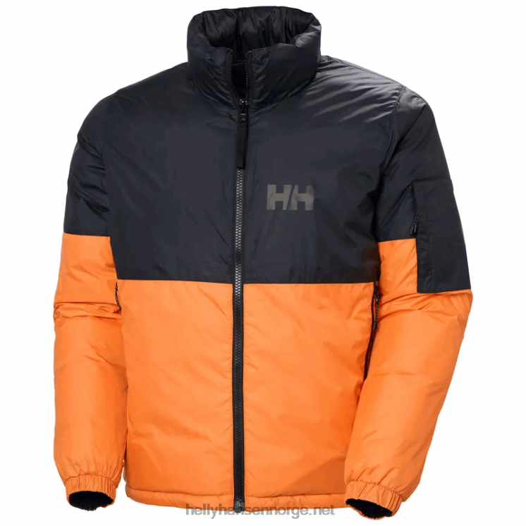 aktiv vendbar jakke for menn Helly-Hansen F6TJ0330 valmueappelsin