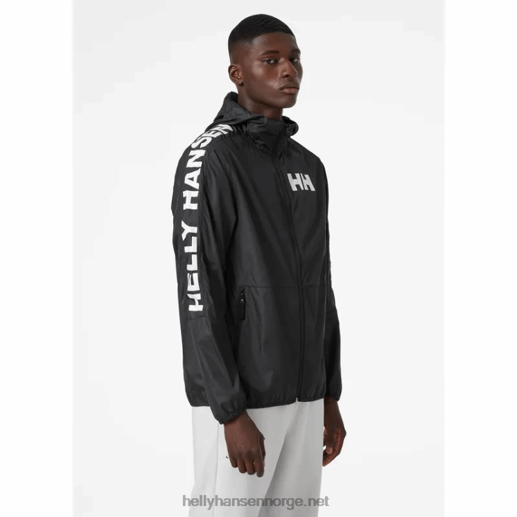aktiv vindjakke for menn Helly-Hansen F6TJ0361 svart