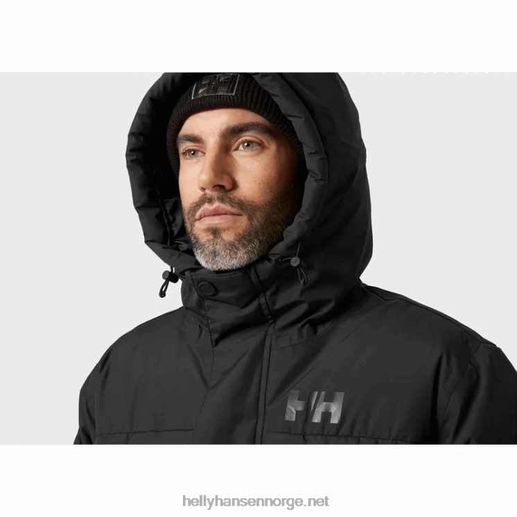 puffy jakke for menn Helly-Hansen F6TJ0380 svart