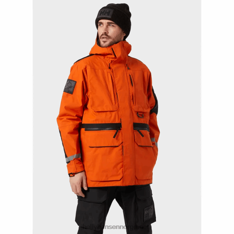 arctic transition parka for menn Helly-Hansen F6TJ0289 patrulje oran