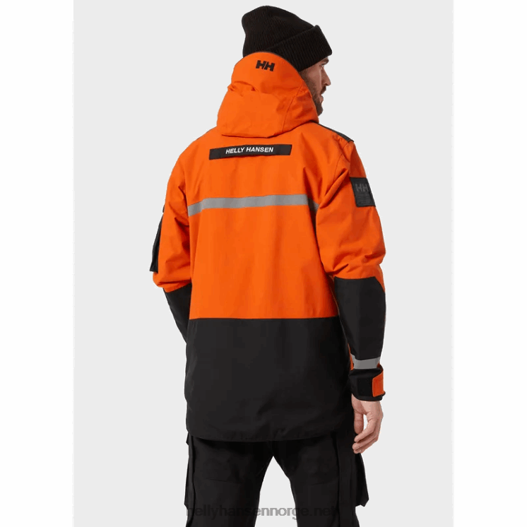 arctic transition parka for menn Helly-Hansen F6TJ0289 patrulje oran