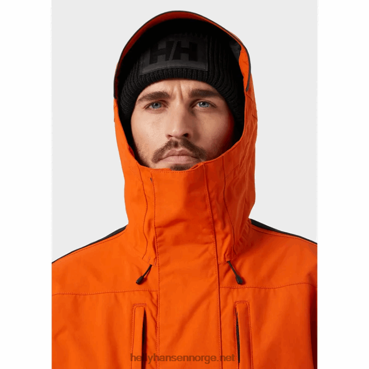arctic transition parka for menn Helly-Hansen F6TJ0289 patrulje oran