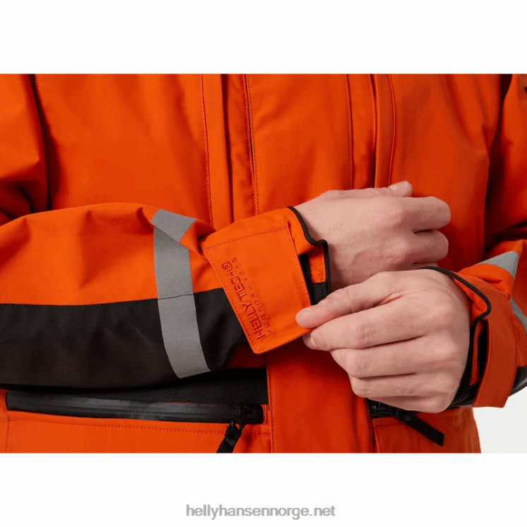 arctic transition parka for menn Helly-Hansen F6TJ0289 patrulje oran
