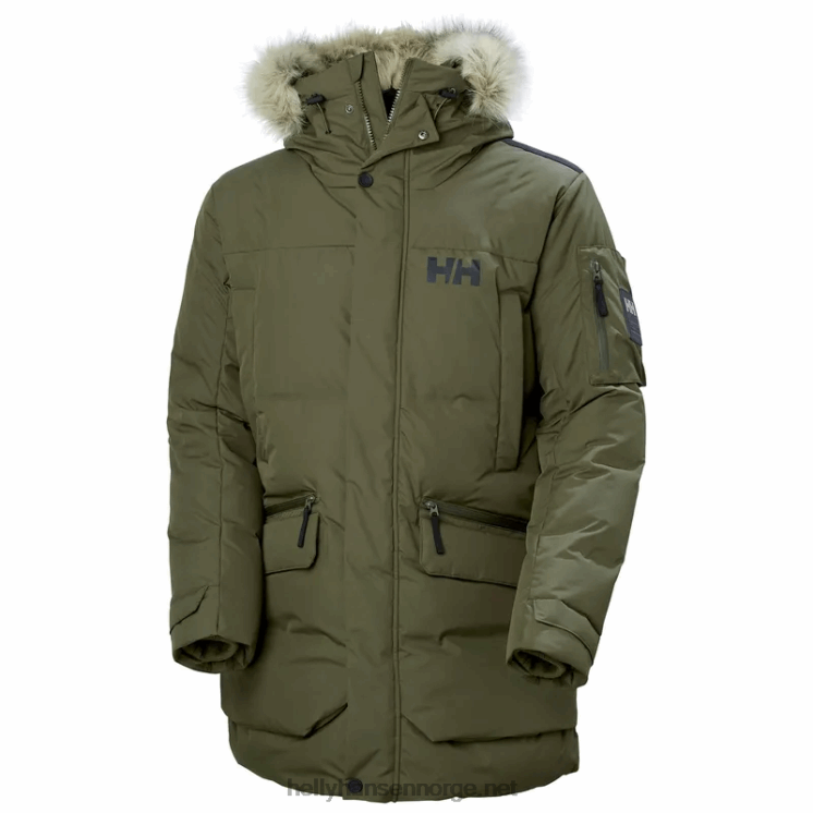 bouvet down parka for menn Helly-Hansen F6TJ0375 nytte gre