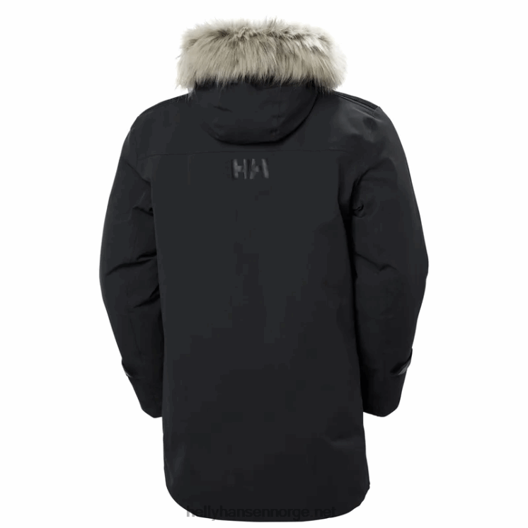 herre varanger dunparkas Helly-Hansen F6TJ0385 svart