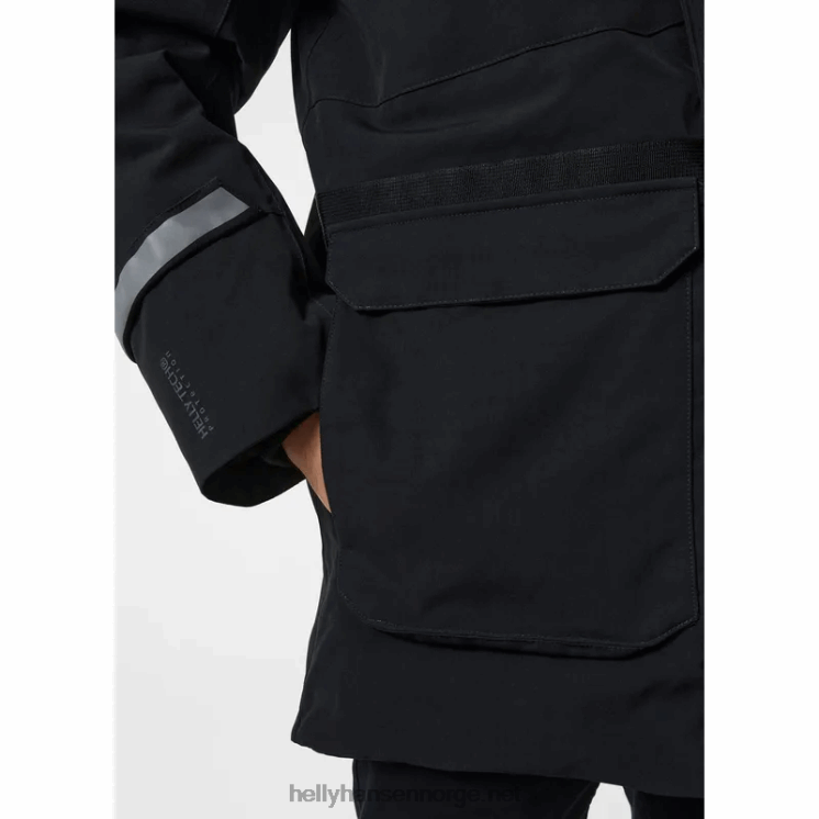 herre varanger dunparkas Helly-Hansen F6TJ0385 svart