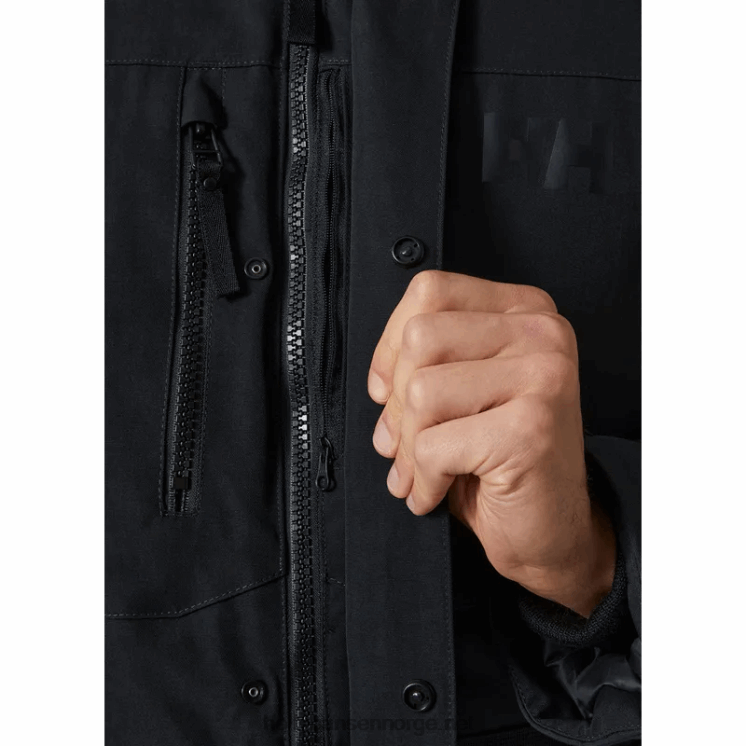 herre varanger dunparkas Helly-Hansen F6TJ0385 svart