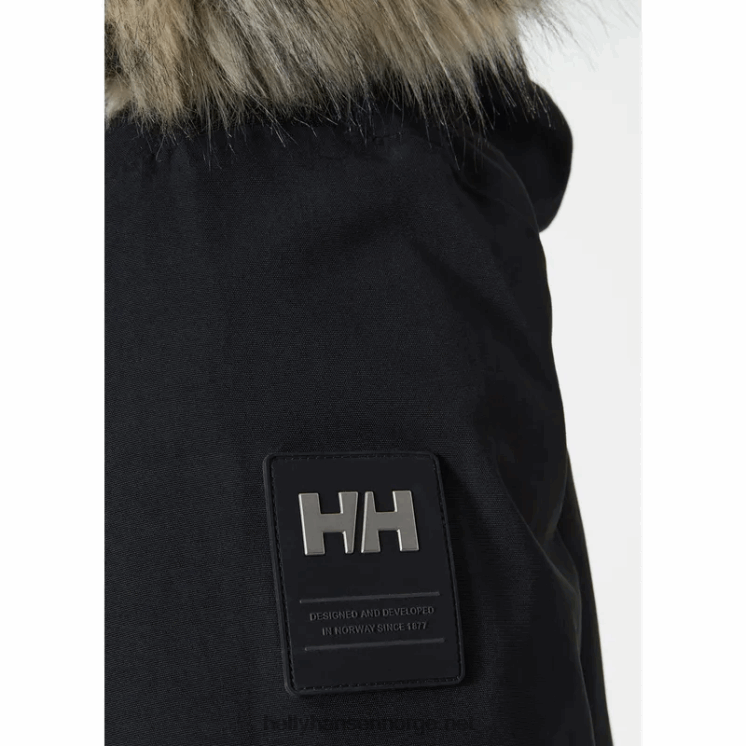 herre varanger dunparkas Helly-Hansen F6TJ0385 svart