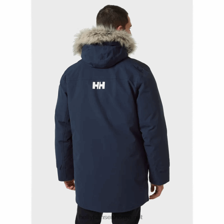 herre varanger dunparkas Helly-Hansen F6TJ0386 marinen