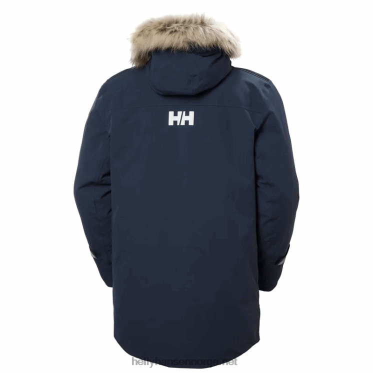 herre varanger dunparkas Helly-Hansen F6TJ0386 marinen