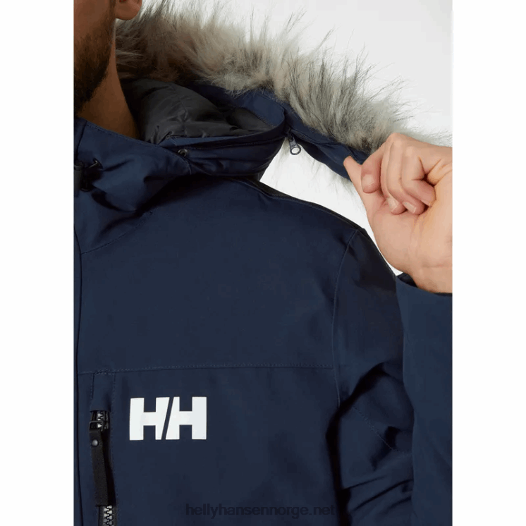 herre varanger dunparkas Helly-Hansen F6TJ0386 marinen