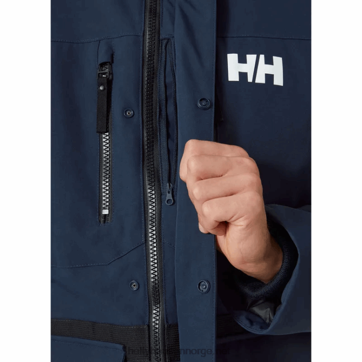 herre varanger dunparkas Helly-Hansen F6TJ0386 marinen