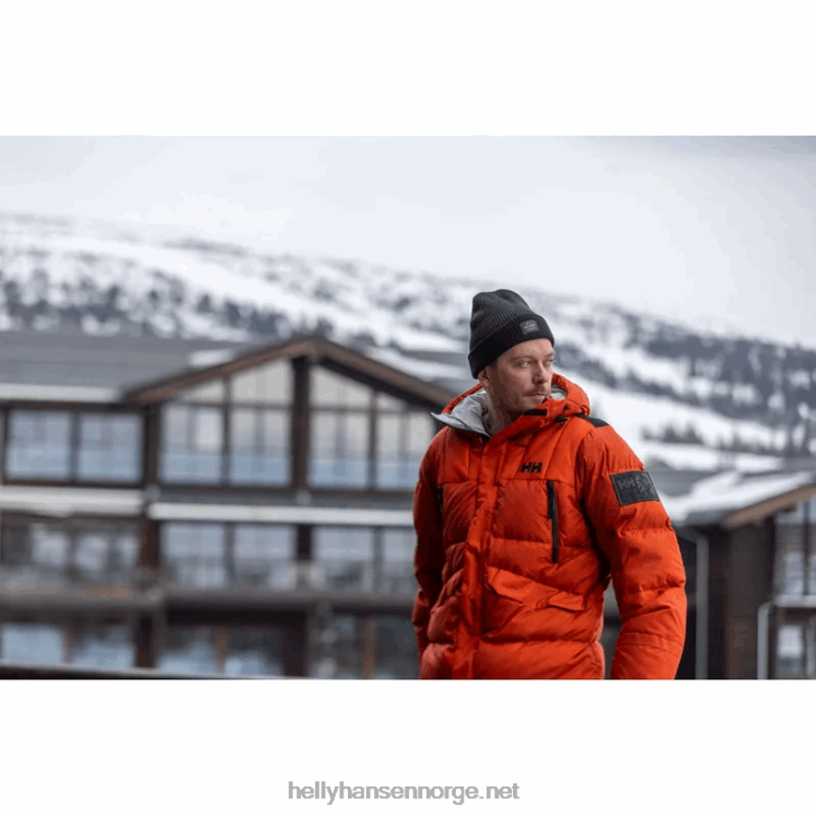 menns arctic patrol down parka Helly-Hansen F6TJ0377 patrulje oran