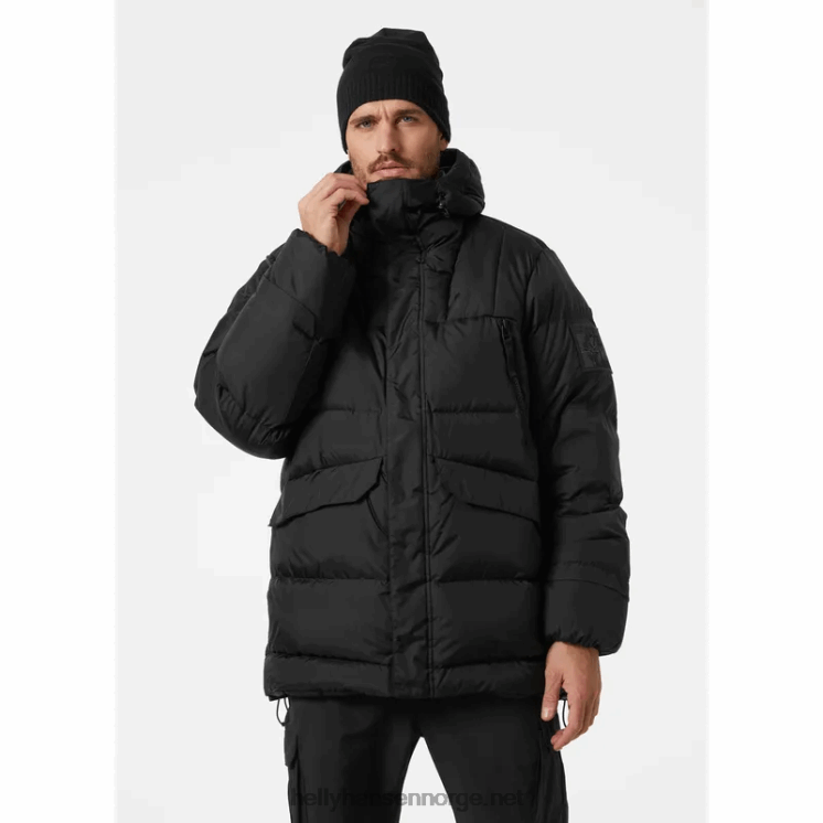 menns arctic patrol down parka Helly-Hansen F6TJ0378 svart
