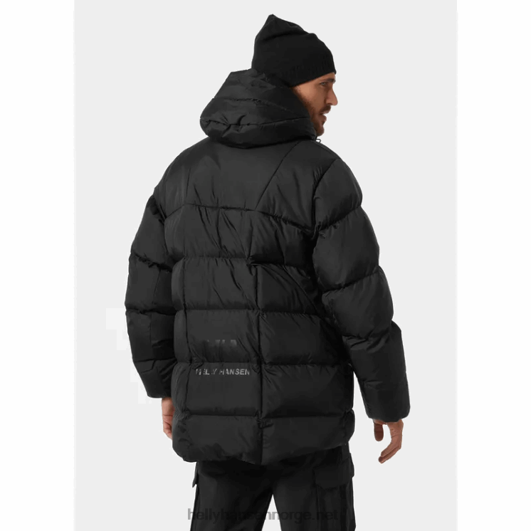 menns arctic patrol down parka Helly-Hansen F6TJ0378 svart