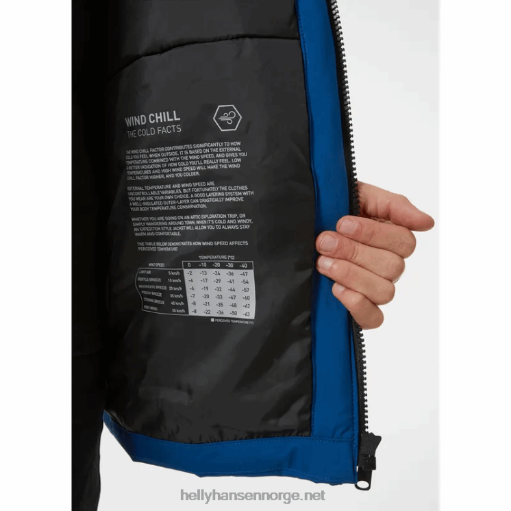 reine vinterparkas for menn Helly-Hansen F6TJ0390 dyp fjord