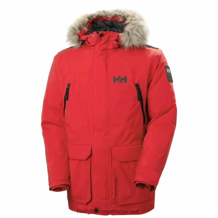 reine vinterparkas for menn Helly-Hansen F6TJ0391 rød