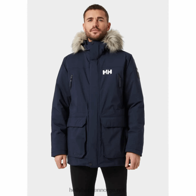 reine vinterparkas for menn Helly-Hansen F6TJ0393 marinen