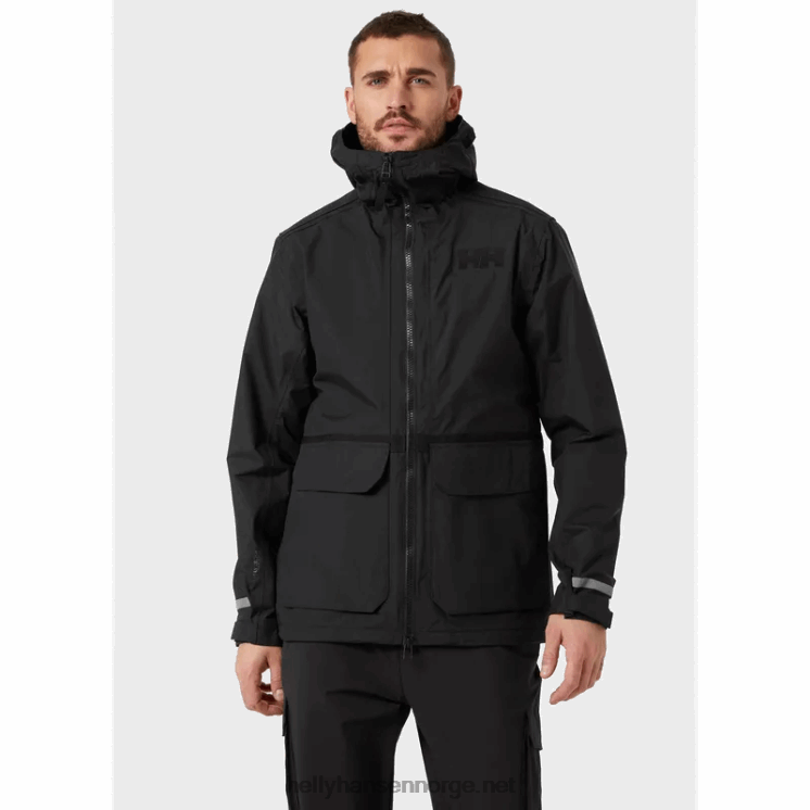 herre patrulje overgang regnjakke Helly-Hansen F6TJ0276 svart