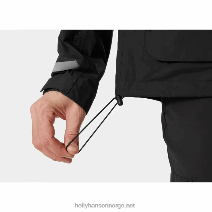 herre patrulje overgang regnjakke Helly-Hansen F6TJ0276 svart