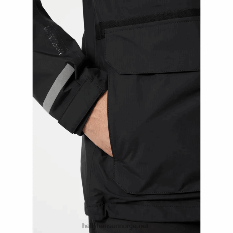 herre patrulje overgang regnjakke Helly-Hansen F6TJ0276 svart