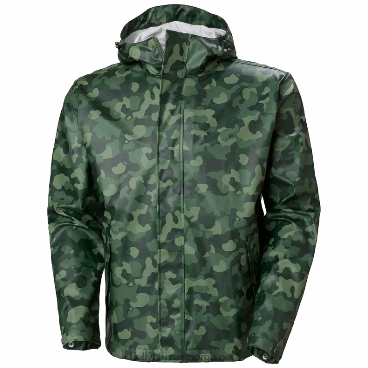 mose regnjakke for menn Helly-Hansen F6TJ0262 gran aop