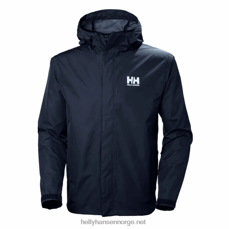 seven j regnjakke for menn Helly-Hansen F6TJ0170 marinen