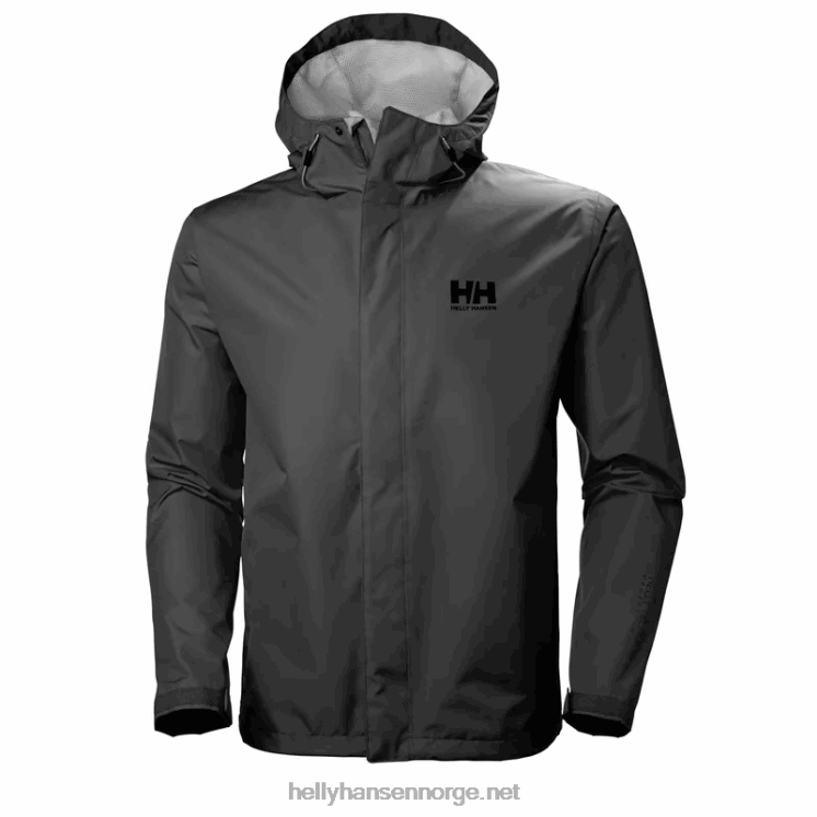 seven j regnjakke for menn Helly-Hansen F6TJ0172 ibenholt